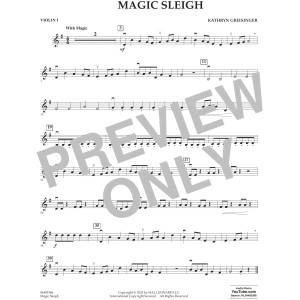 Magic Sleigh - Violin 1