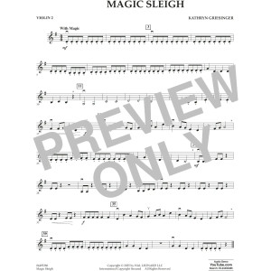 Magic Sleigh - Violin 2