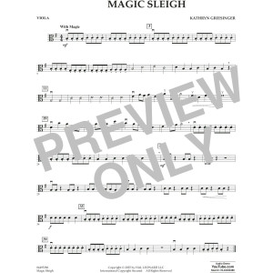 Magic Sleigh - Violin 3 (Viola Treble Clef)