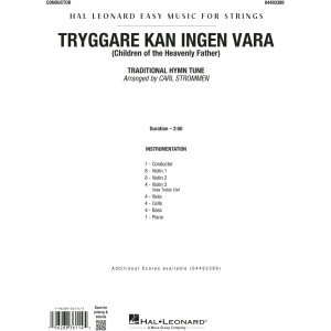 Tryggare Kan Ingen Vara - Conductor Score (Full Score)