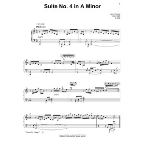Suite No. 4 In A Minor