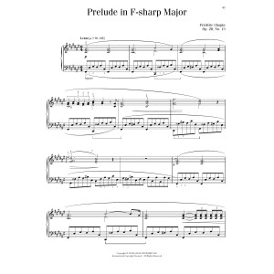 Prelude In F-Sharp Major, Op. 28, No. 13