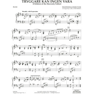 Tryggare Kan Ingen Vara - Piano