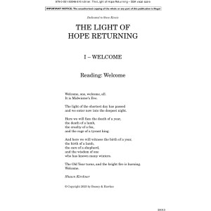 The Light Of Hope Returning