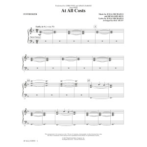 At All Costs (from Wish) (arr. Mac Huff) - Synthesizer