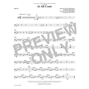 At All Costs (from Wish) (arr. Mac Huff) - Drums