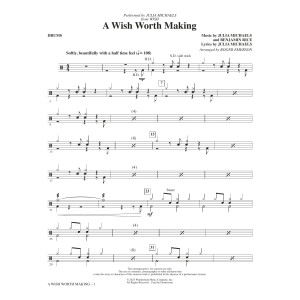 A Wish Worth Making (from Wish) (arr. Roger Emerson) - Drums