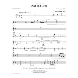 Over And Done (from Schmigadoon!) (arr. Mac Huff) - Synthesizer