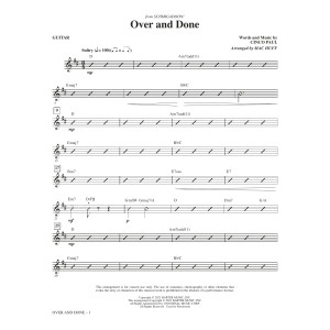 Over And Done (from Schmigadoon!) (arr. Mac Huff) - Guitar