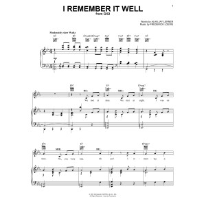 I Remember It Well