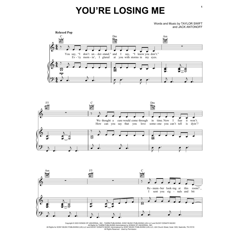 You're Losing Me