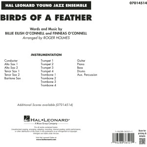 Birds of a Feather (arr. Roger Holmes) - Conductor Score (Full Score)