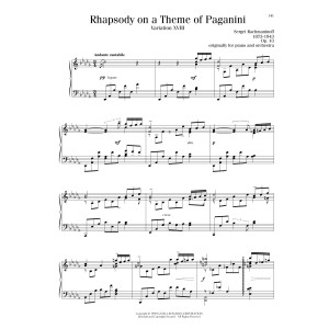 Rhapsody On A Theme Of Paganini, Variation XVIII