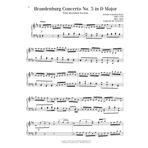 Brandenburg Concerto No. 5 in D Major, First Movement Excerpt