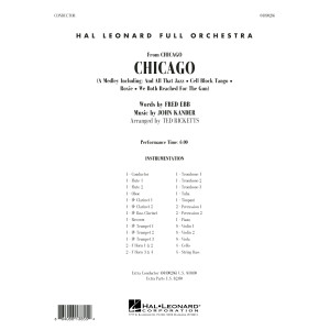 Chicago (arr. Ted Ricketts) - Conductor Score (Full Score)