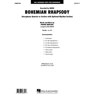 Bohemian Rhapsody (arr. Paul Murtha) - Full Score