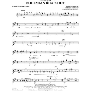 Bohemian Rhapsody (arr. Paul Murtha) - Baritone Sax