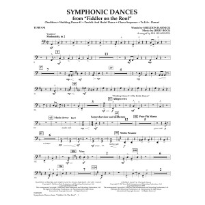 Symphonic Dances (from Fiddler On The Roof) (arr. Ira Hearshen) - Timpani