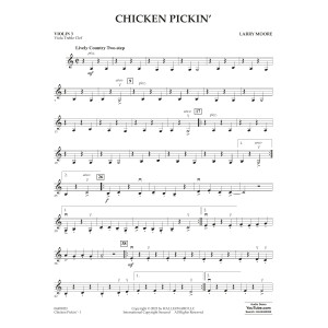 Chicken Pickin' - Violin 3 (Viola Treble Clef)