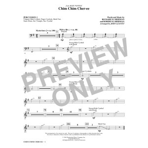Chim Chim Cher-ee (arr. John Leavitt) - Percussion 2