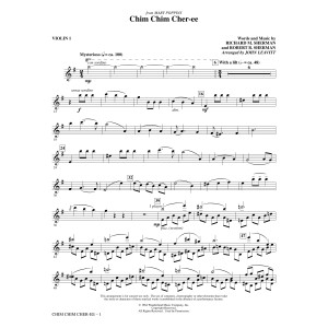 Chim Chim Cher-ee (arr. John Leavitt) - Violin 1