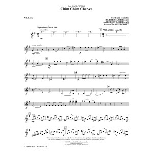 Chim Chim Cher-ee (arr. John Leavitt) - Violin 2
