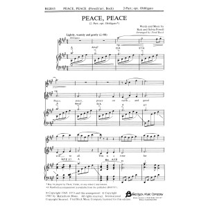Peace, Peace (arr. Fred Bock)
