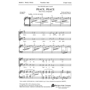 Peace, Peace (arr. Fred Bock)