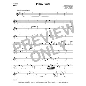 Peace, Peace - Violin