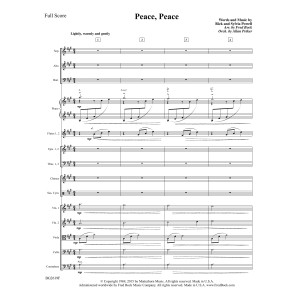 Peace, Peace - Full Score
