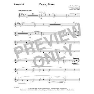Peace, Peace - Bb Trumpet 1 & 2