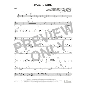 Barbie Girl (arr. Paul Murtha) - Oboe