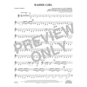 Barbie Girl (arr. Paul Murtha) - Bb Bass Clarinet