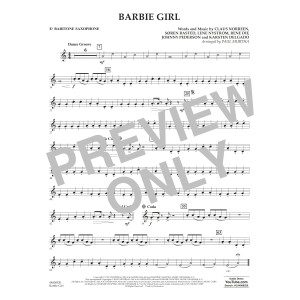 Barbie Girl (arr. Paul Murtha) - Eb Baritone Saxophone