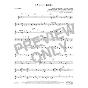 Barbie Girl (arr. Paul Murtha) - Bb Trumpet 1