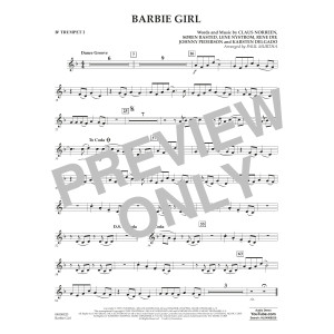 Barbie Girl (arr. Paul Murtha) - Bb Trumpet 2