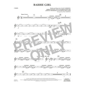 Barbie Girl (arr. Paul Murtha) - F Horn