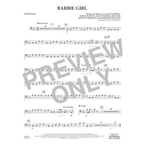 Barbie Girl (arr. Paul Murtha) - String Bass