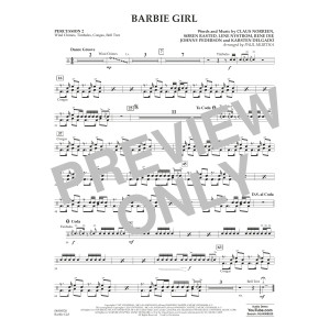 Barbie Girl (arr. Paul Murtha) - Percussion 2