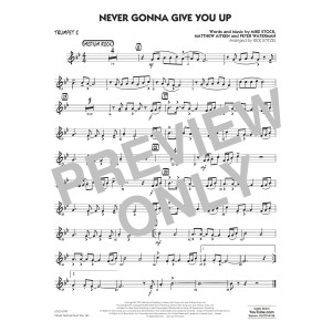 Never Gonna Give You Up (arr. Rick Stitzel) - Trumpet 2