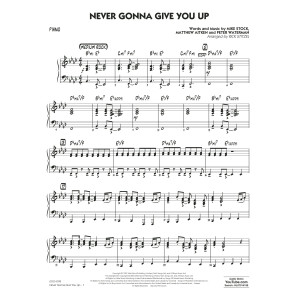Never Gonna Give You Up (arr. Rick Stitzel) - Piano