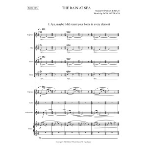 The Rain at Sea - Full Score
