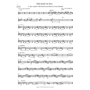 The Rain at Sea - Violin