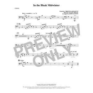 In The Bleak Midwinter (arr. John Leavitt) - Cello