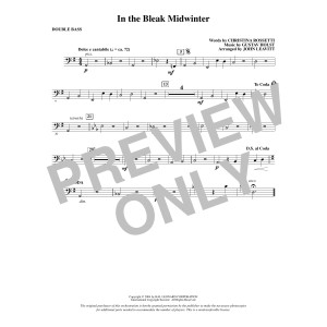 In The Bleak Midwinter (arr. John Leavitt) - Double Bass