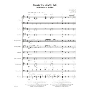 Steppin' Out With My Baby (with "Puttin' On The Ritz") - Full Score