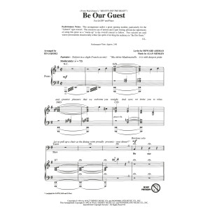 Be Our Guest (from Beauty And The Beast) (arr. Ed Lojeski)