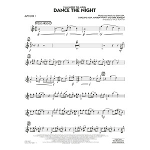Dance The Night (from Barbie) (arr. Murtha) - Alto Sax 1