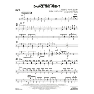Dance The Night (from Barbie) (arr. Murtha) - Drums
