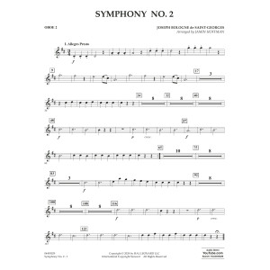 Symphony No. 2 (arr. Jamin Hoffman) - Oboe 2